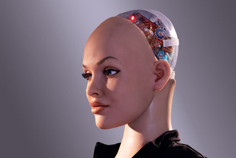 A Realbotix persona's AI avatar interface